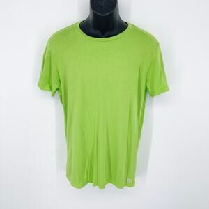 Marine Layer Super Soft Supima Cotton T-Shirt NEW Size S Short Sleeve Neon Green
